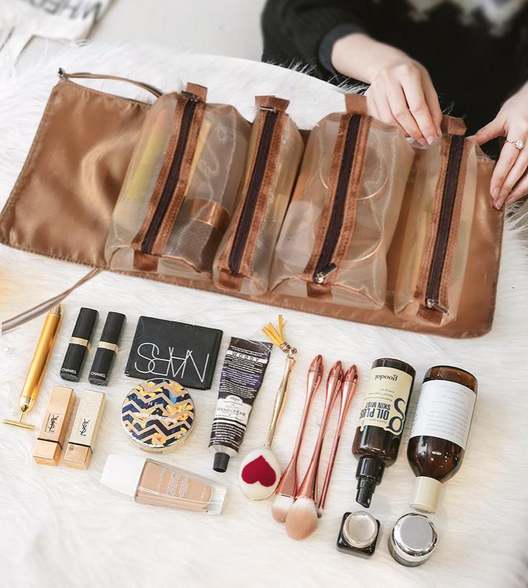 Luxe Foldaway™ | Foldable Travel Makeup Organizer