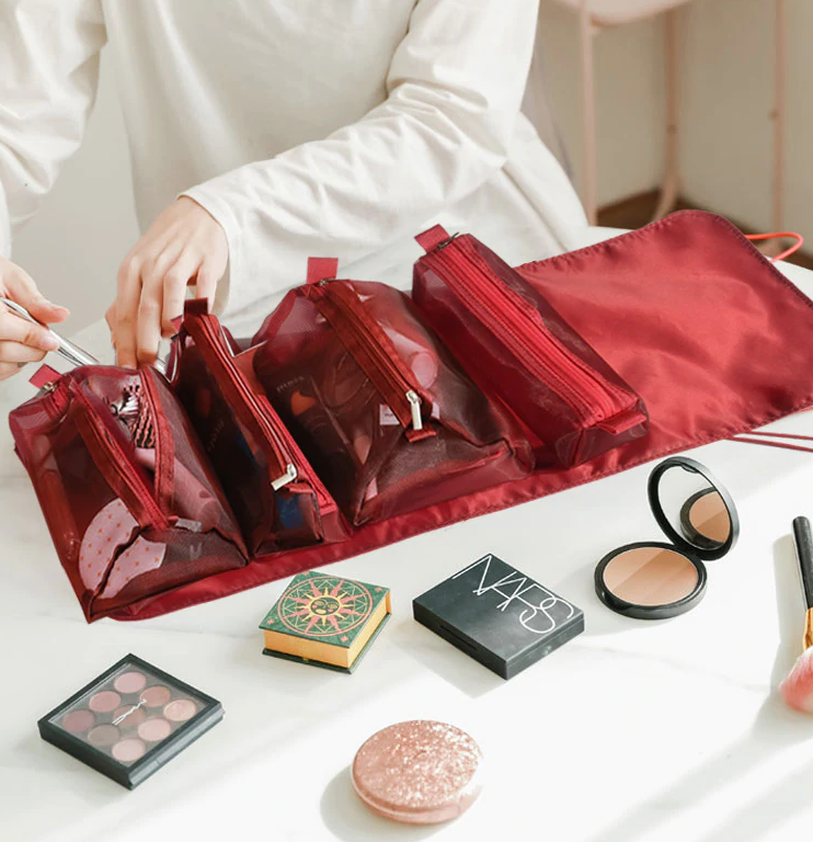 Luxe Foldaway™ | Foldable Travel Makeup Organizer